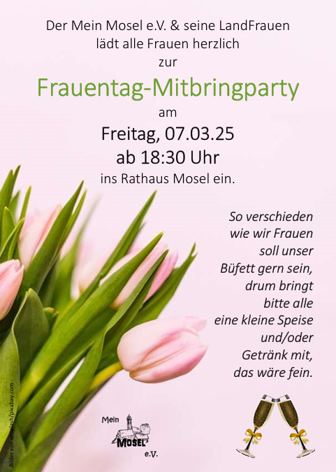 Frauentag-Mitbringparty