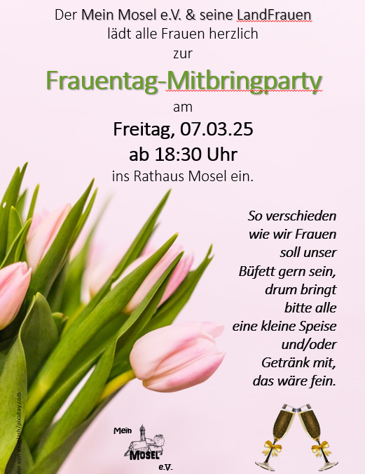 Frauentag-Mitbringparty