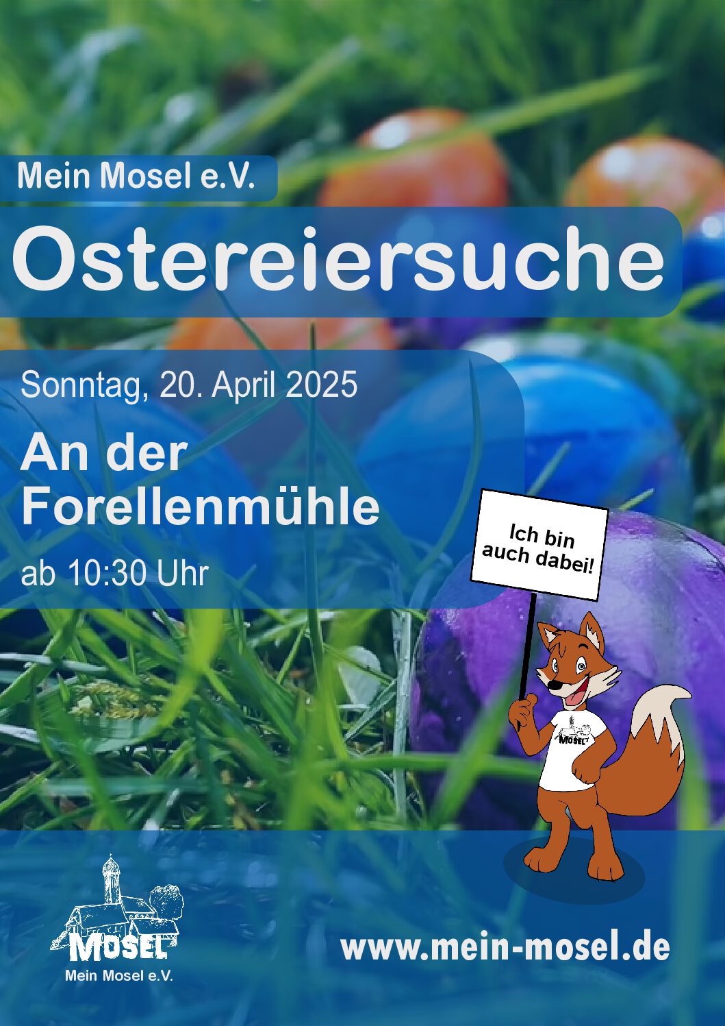 Ostereiersuche für Kinder