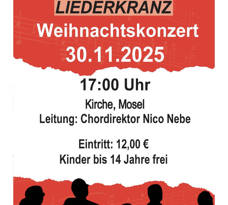 Weihnachtskonzert in der Kirche Mosel