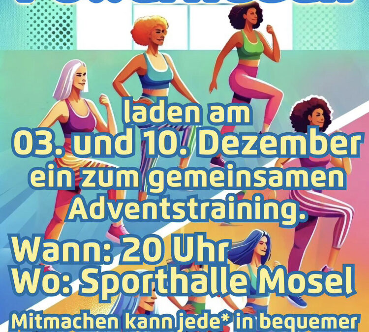 Adventstraining mit den Powerfrauen