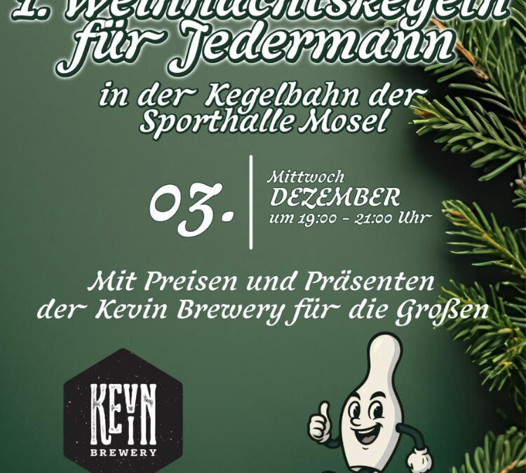 Weihnachtskegeln für Jedermann