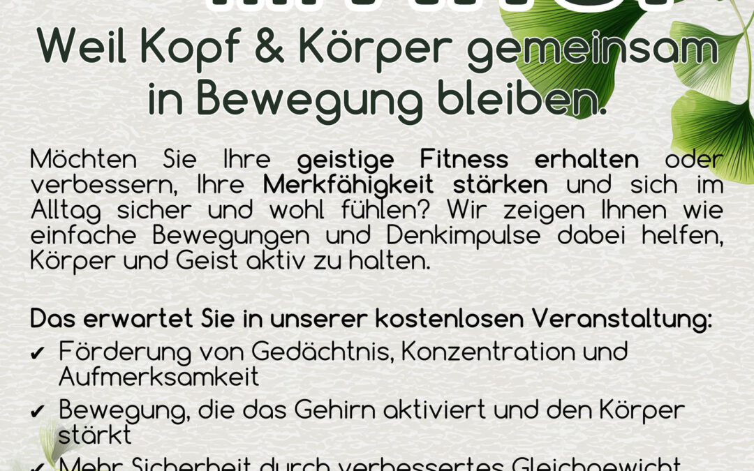 „Geistig Fit im Alter“ – Hirngymnastik mit Spaß