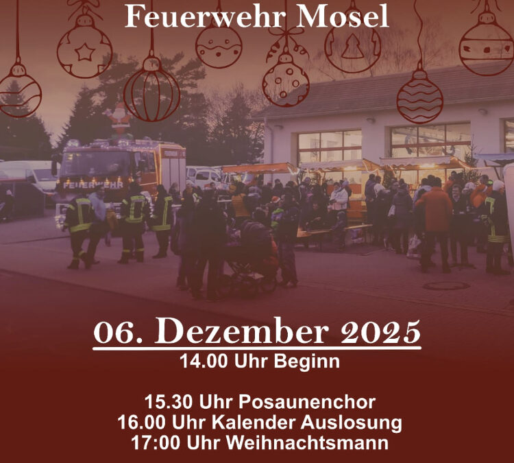 Weihnachtsmarkt der Feuerwehr Mosel